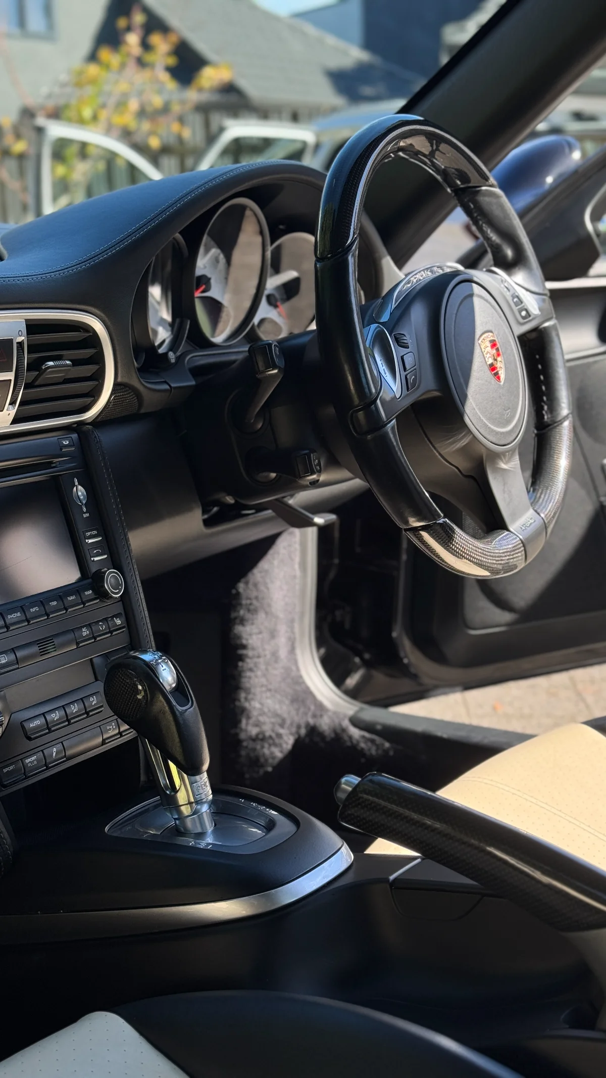 Porsche 911 interior detail Tauranga
